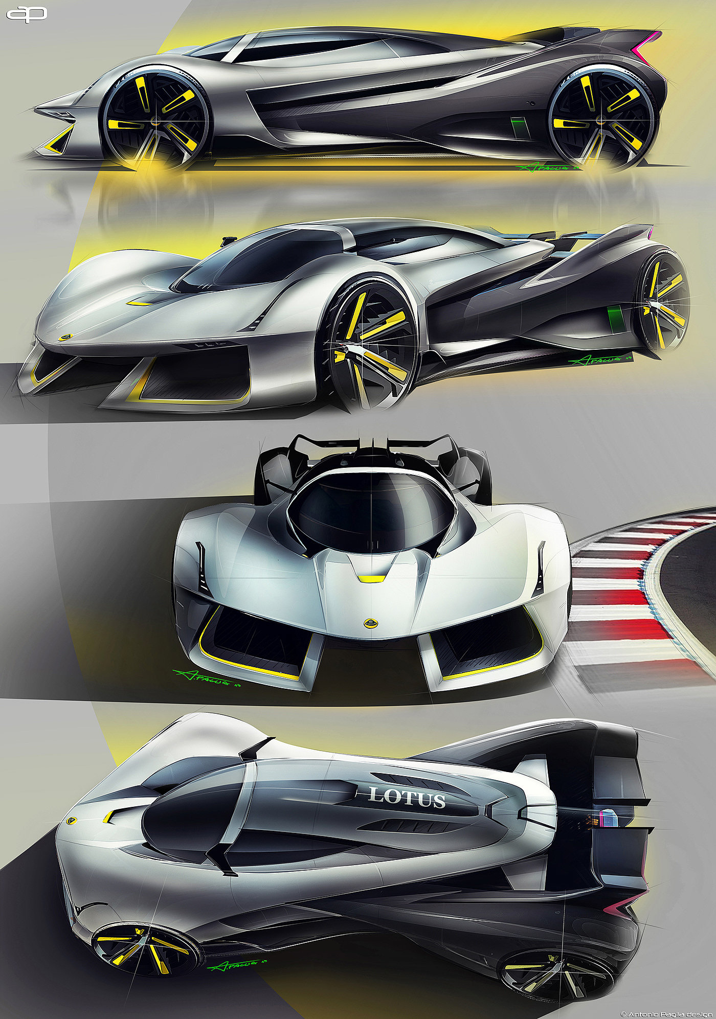 f1，莲花，lotus，Antonio Paglia，gt，Lotus Evil Vision，汽车，赛车，