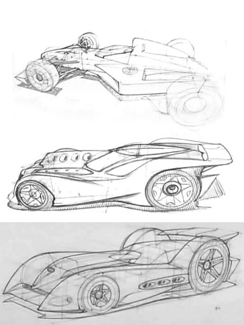 conceptual design，Future vehicles，Hand drawn，