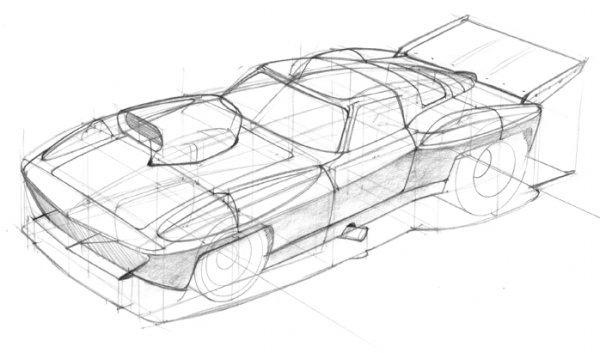 conceptual design，Future vehicles，Hand drawn，
