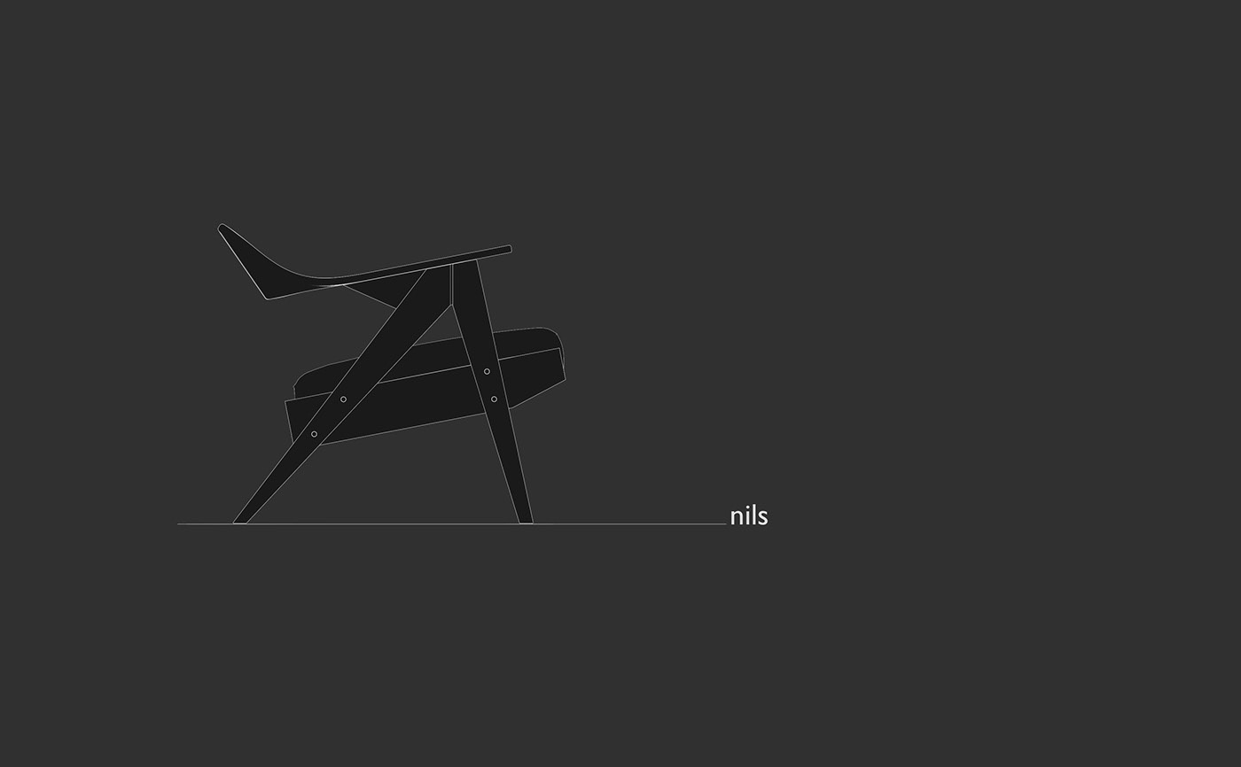 Magnus Skogsfjord，chair，Leisure chair，NILS，