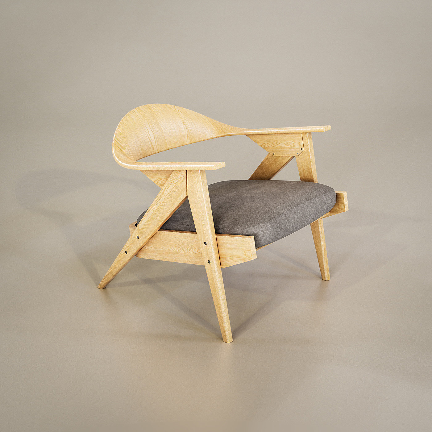 Magnus Skogsfjord，椅子，休闲椅，NILS，