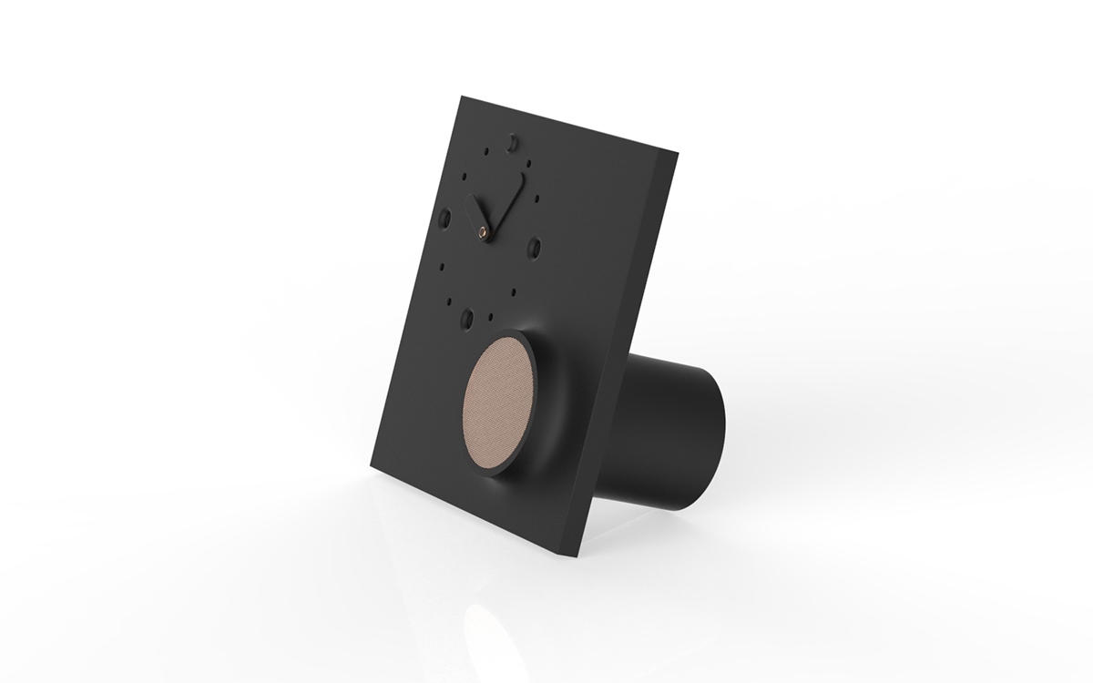 opposite，Penetration，2-LA Design，speaker，Clock，