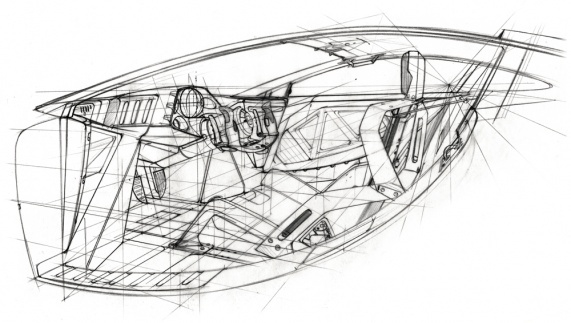 conceptual design，Future vehicles，Hand drawn，
