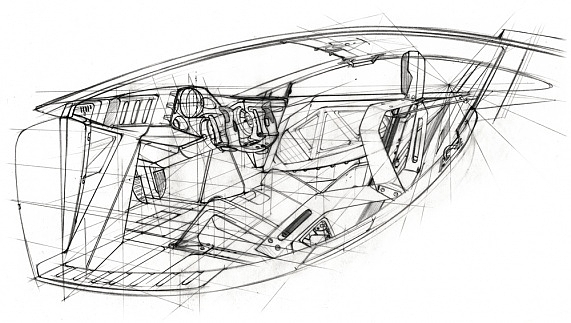 conceptual design，Future vehicles，Hand drawn，