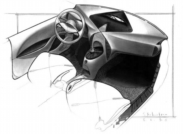 conceptual design，Future vehicles，Hand drawn，