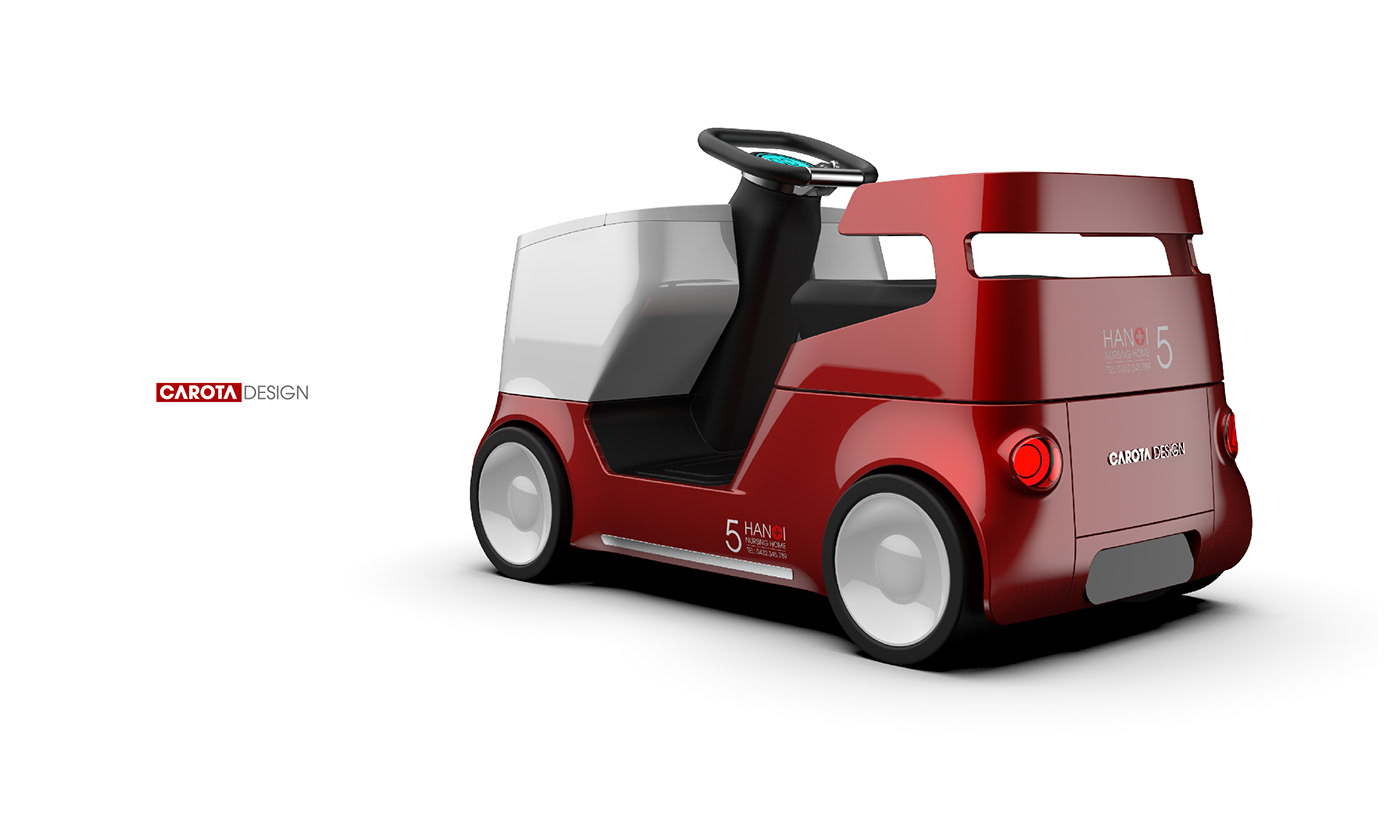 advanced age，the elderly，MOBILITY SCOOTER，Carota design，