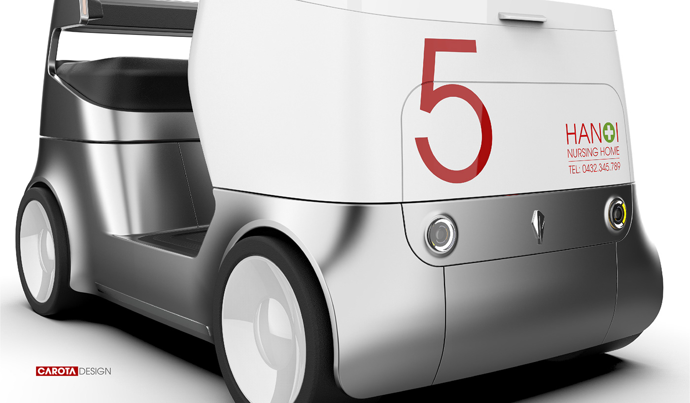 advanced age，the elderly，MOBILITY SCOOTER，Carota design，