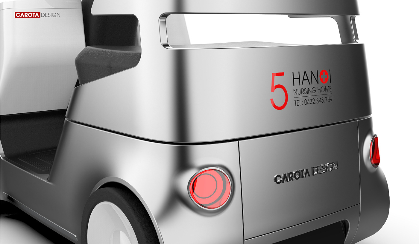 advanced age，the elderly，MOBILITY SCOOTER，Carota design，
