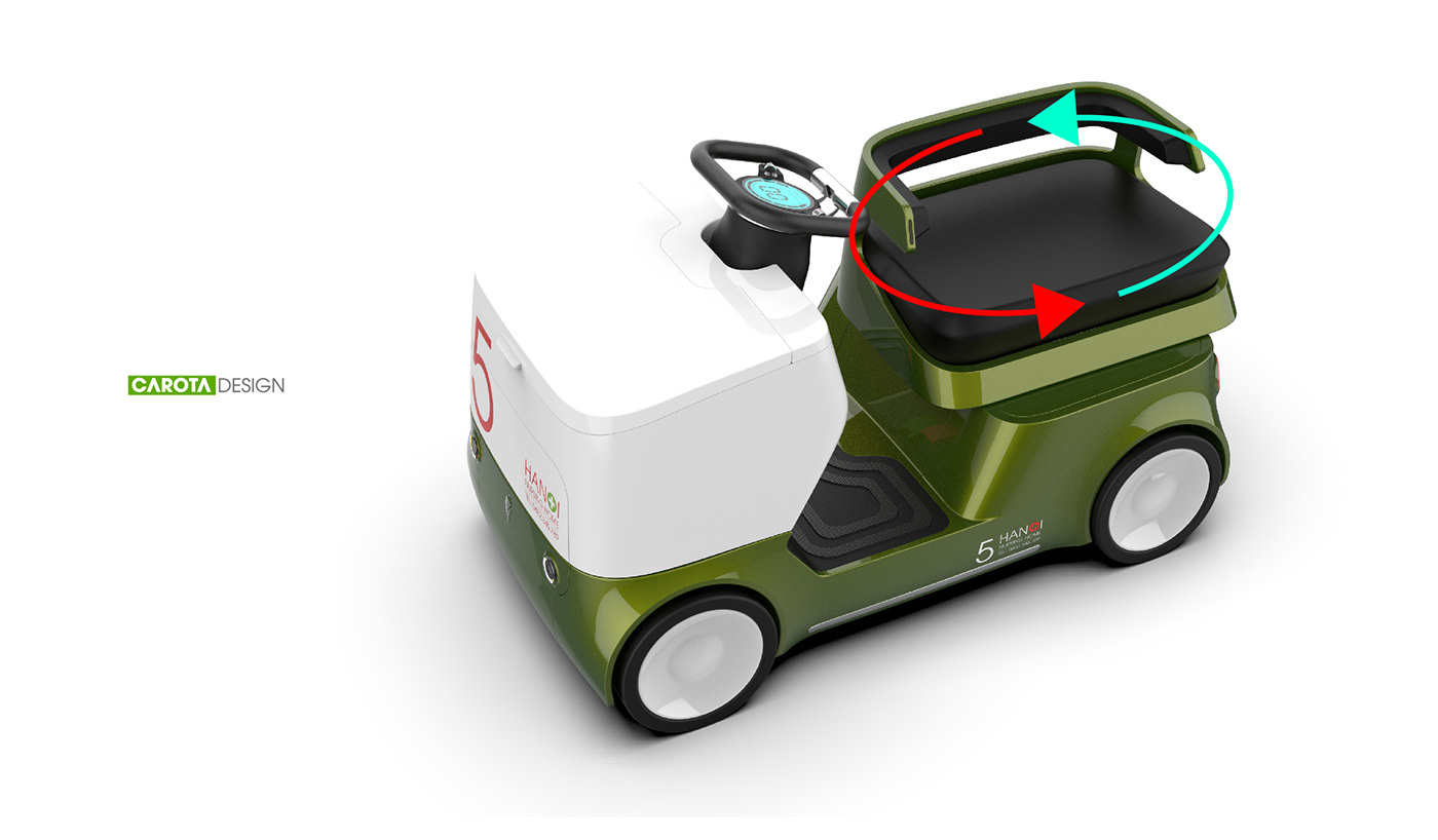 advanced age，the elderly，MOBILITY SCOOTER，Carota design，
