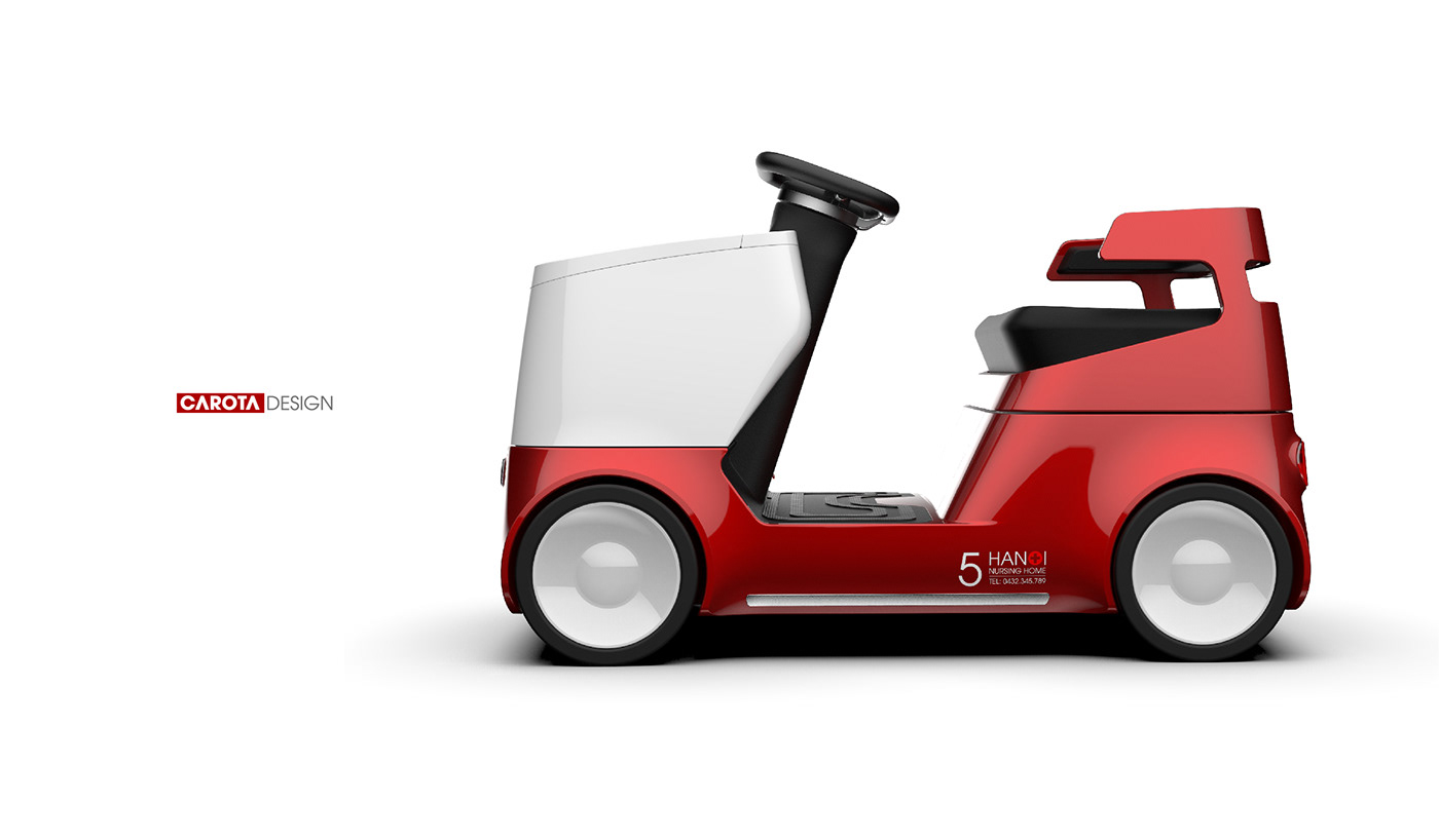 advanced age，the elderly，MOBILITY SCOOTER，Carota design，