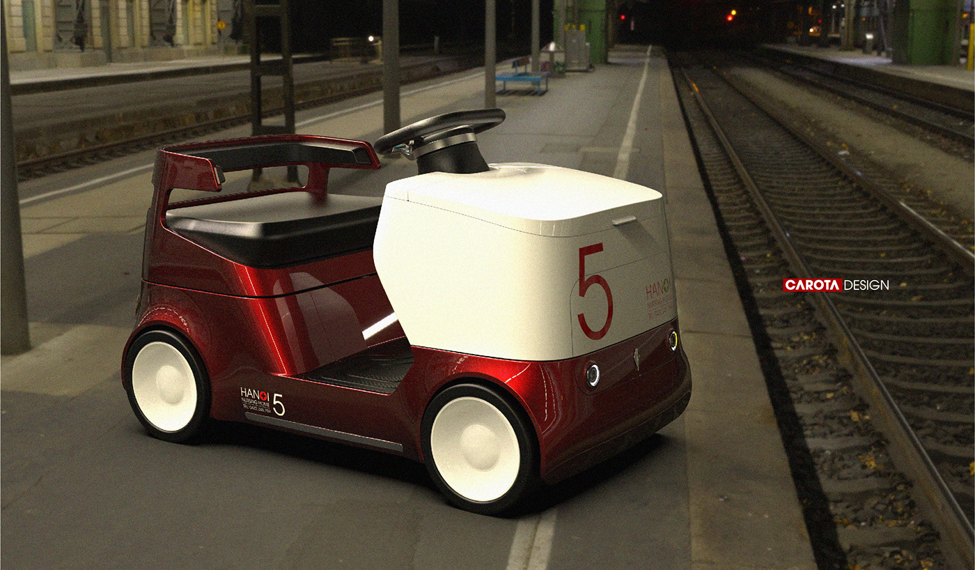 advanced age，the elderly，MOBILITY SCOOTER，Carota design，