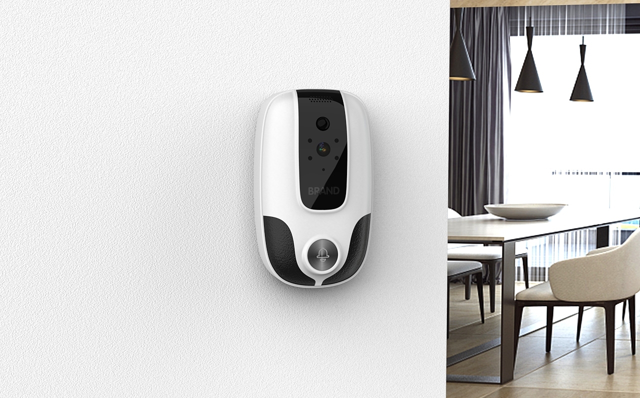 Simple, smart, doorbell, mellow, home, fashion，
