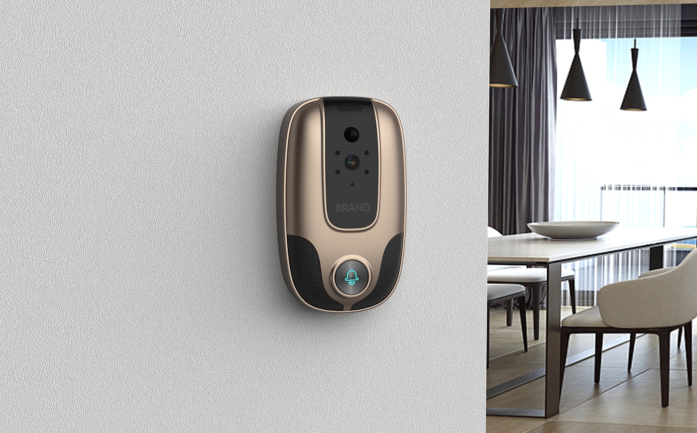 Simple, smart, doorbell, mellow, home, fashion，