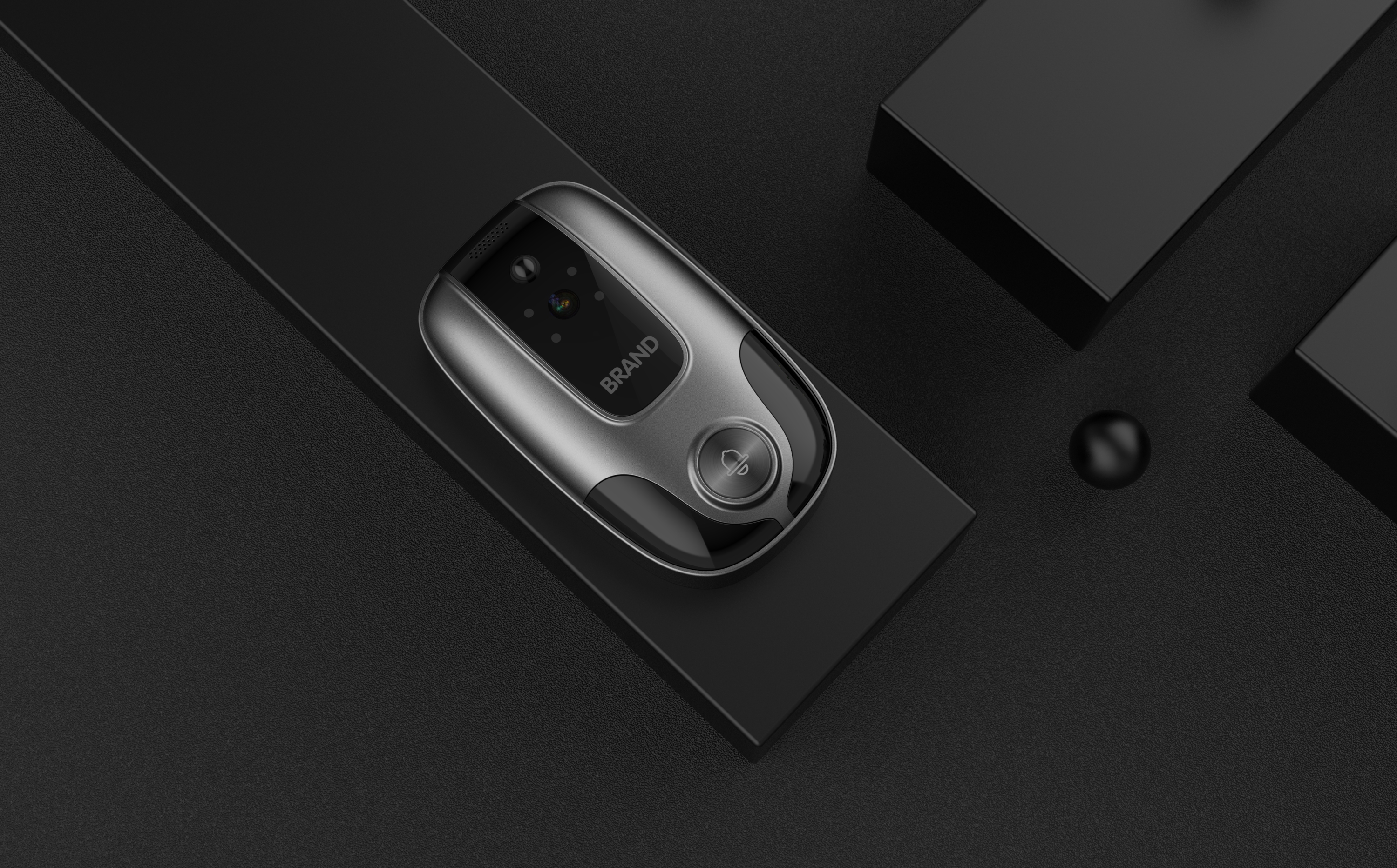 Simple, smart, doorbell, mellow, home, fashion，