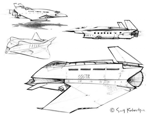 conceptual design，Future vehicles，Hand drawn，