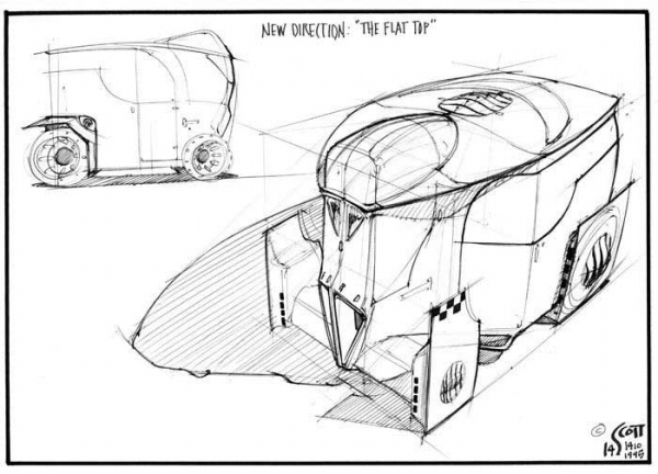 conceptual design，Future vehicles，Hand drawn，