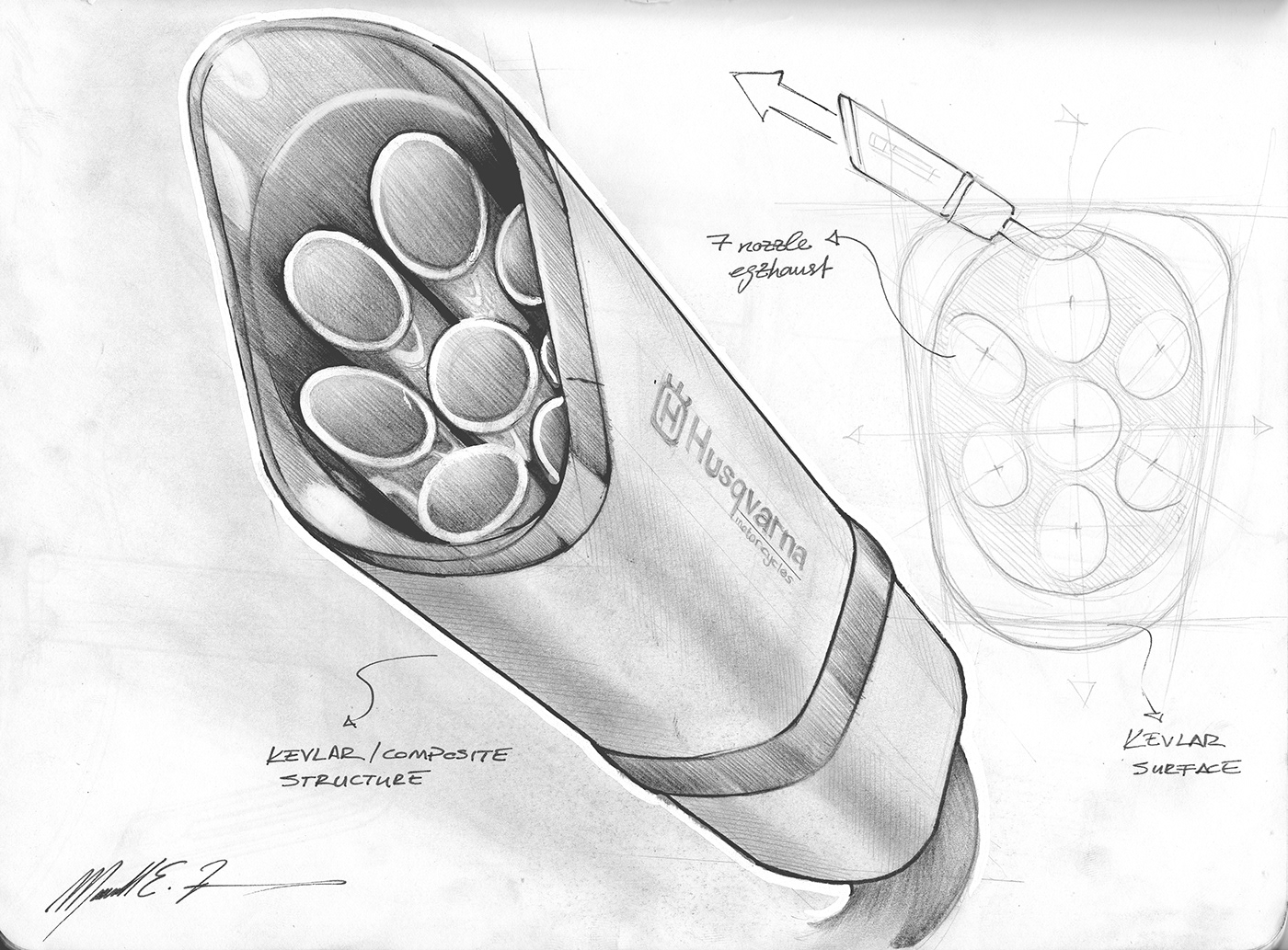 Hand drawn，Structural sketch，