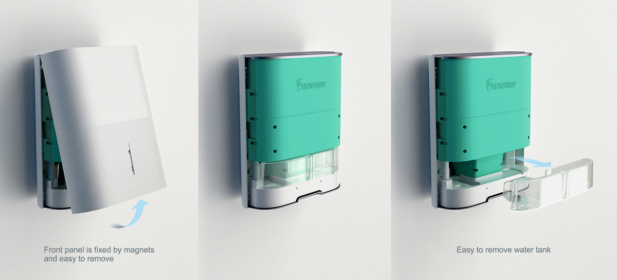 AirNanny，air cleaner，Household Electric Appliances，product design，