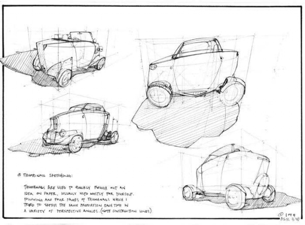 conceptual design，Future vehicles，Hand drawn，