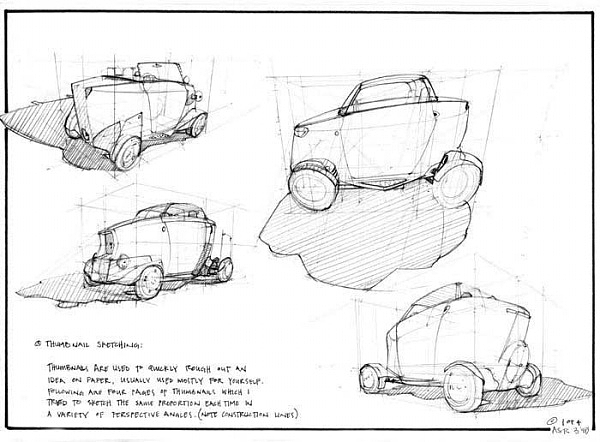conceptual design，Future vehicles，Hand drawn，