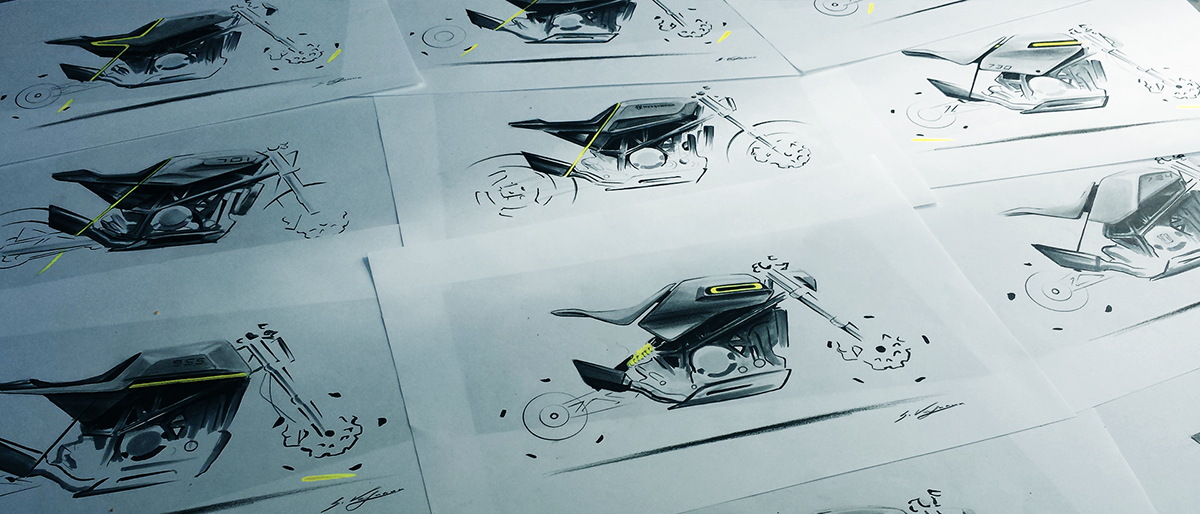 motorcycle，automobile，vehicle，Hand drawn，