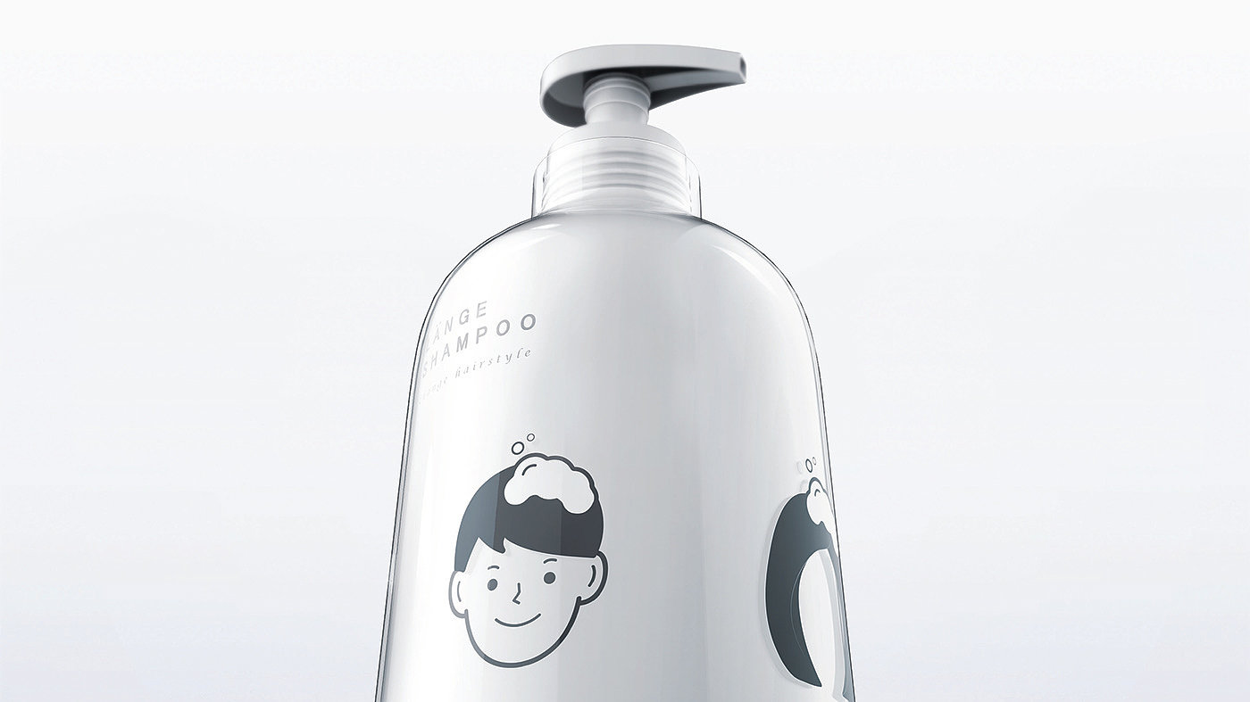 包装，jeeeun O，洗发水，Lange shampoo，