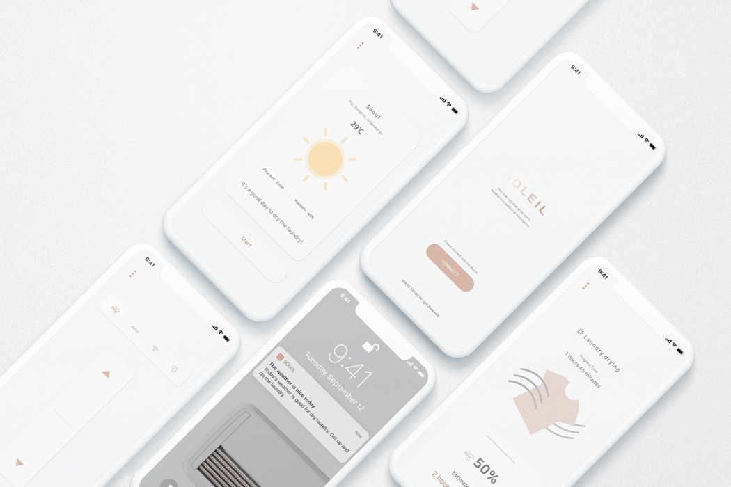 Jaegeun Kim，Clothes hanger，white，intelligence，SOLEIL，