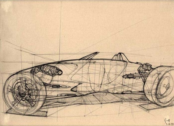 conceptual design，Future vehicles，Hand drawn，
