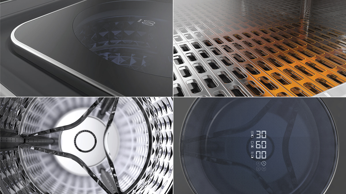 multi-function，Household Electric Appliances，Washing machine，3 space，