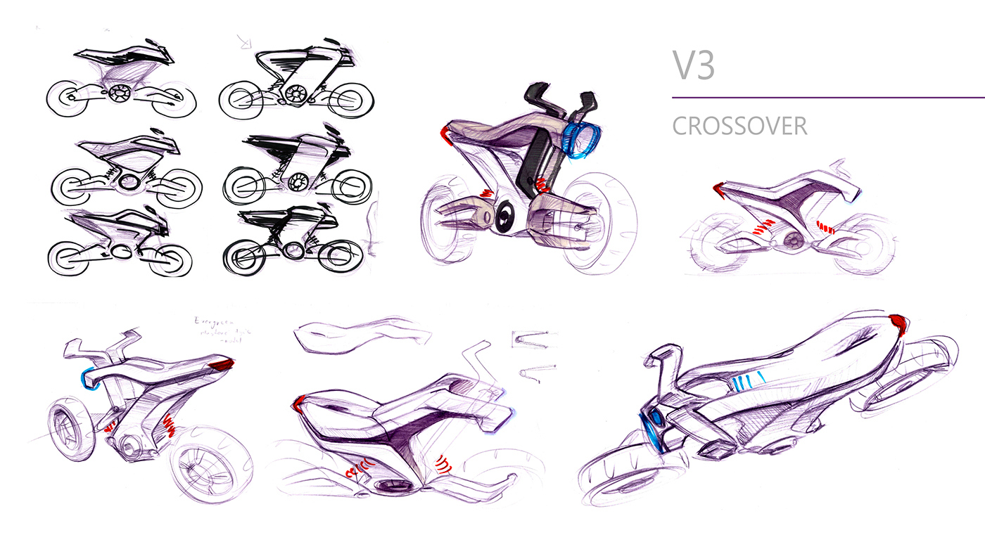 Sharp shape，Light and fast，industrial design，Electric drive，Intelligent technology，