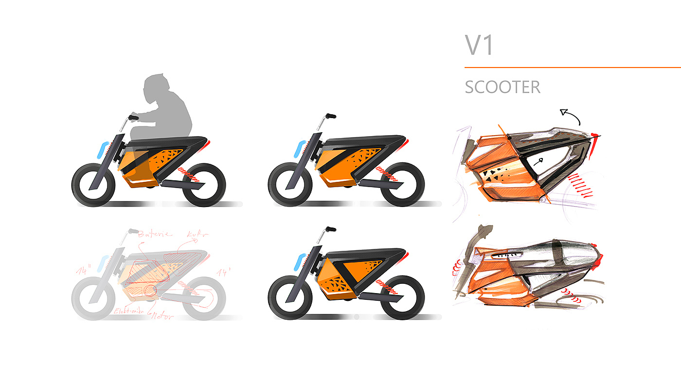 Sharp shape，Light and fast，industrial design，Electric drive，Intelligent technology，