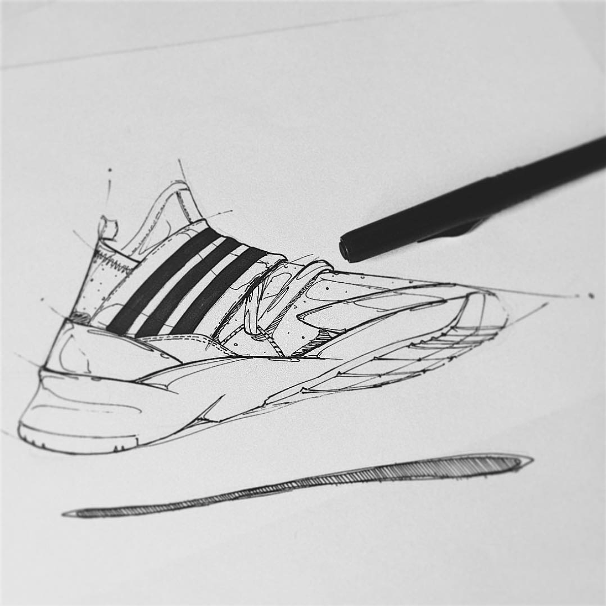 product design，Hand drawn，Sketch，shoes，