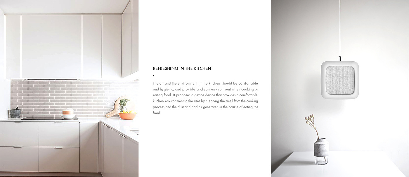 Changho Lee，lighting，air cleaner，Object ceiling，kitchen，