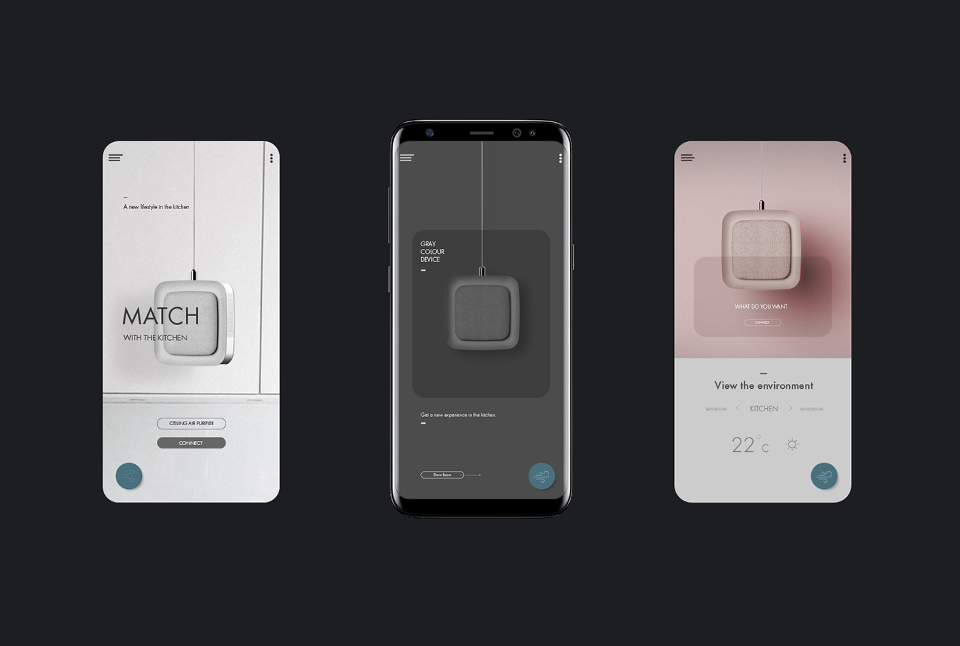 Changho Lee，lighting，air cleaner，Object ceiling，kitchen，