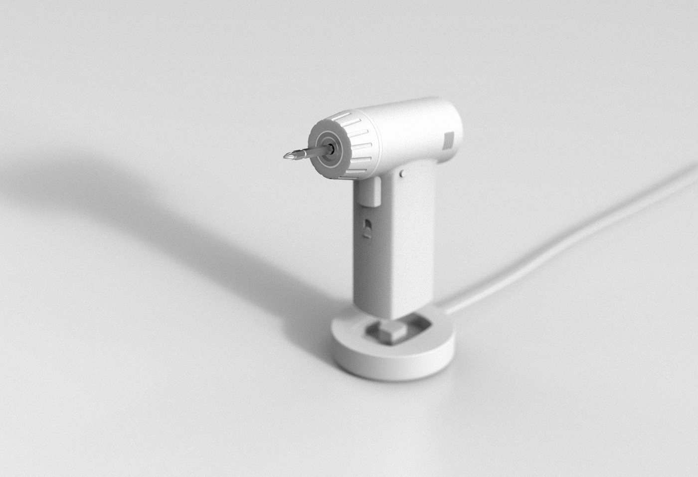 Electric drill，Changho Lee，white，MUJI，muji，