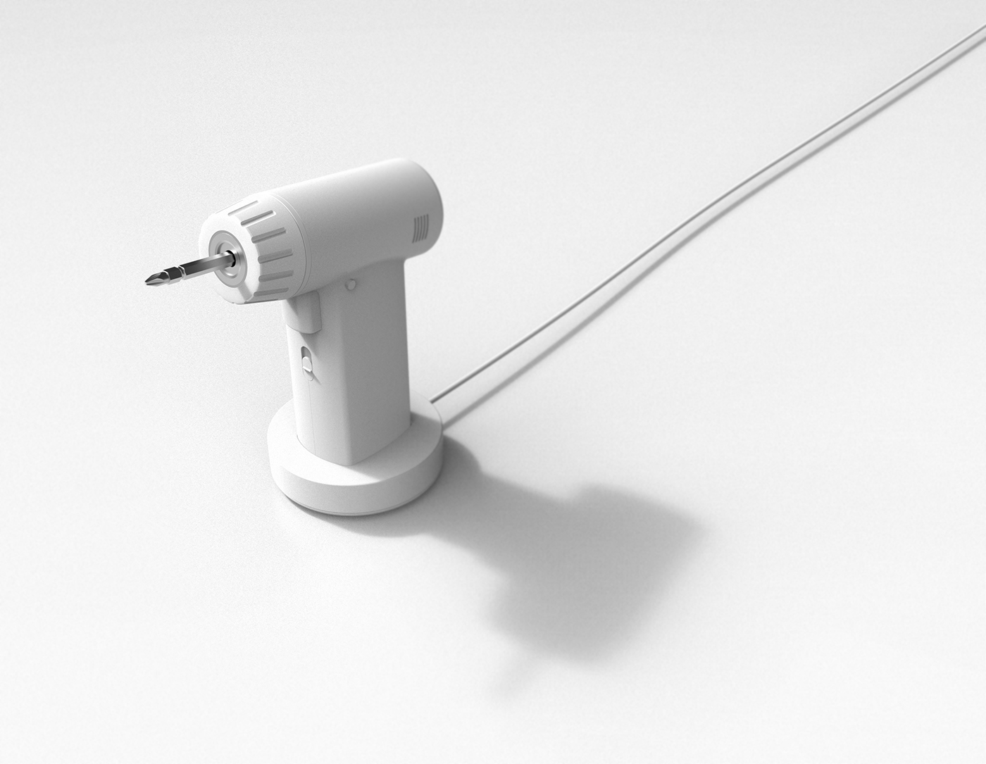 Electric drill，Changho Lee，white，MUJI，muji，