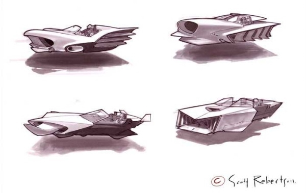 Future vehicles，conceptual design，Hand drawn，