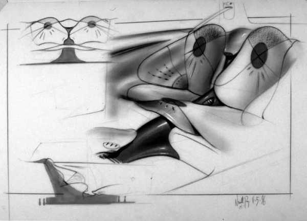 Future vehicles，conceptual design，Hand drawn，