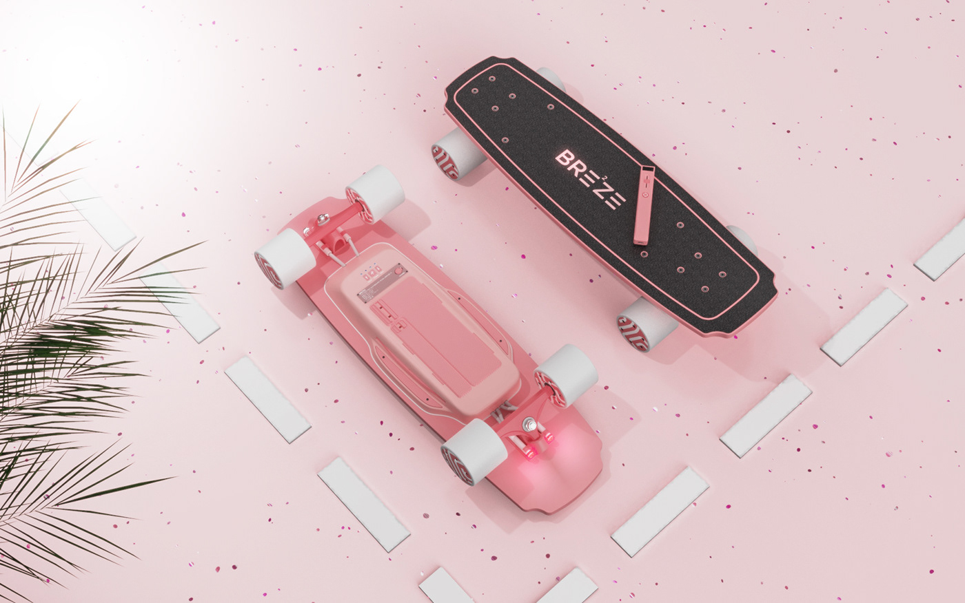 TACK MIN KIM，Electric，breeze，Pink，Skate，