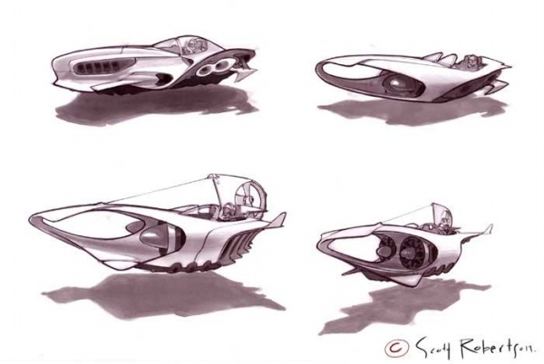 Future vehicles，conceptual design，Hand drawn，