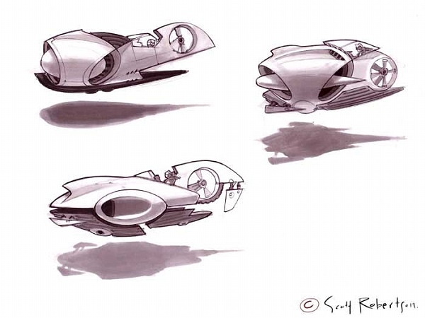 Future vehicles，conceptual design，Hand drawn，