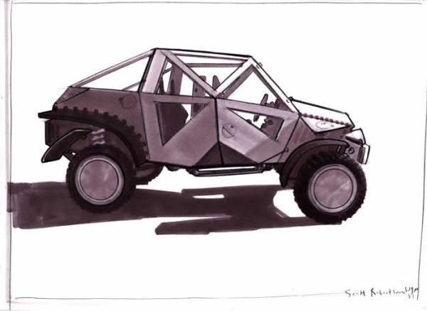 Future vehicles，conceptual design，Hand drawn，