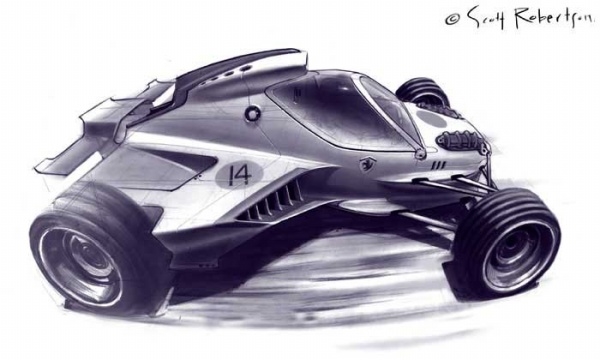 Future vehicles，conceptual design，Hand drawn，