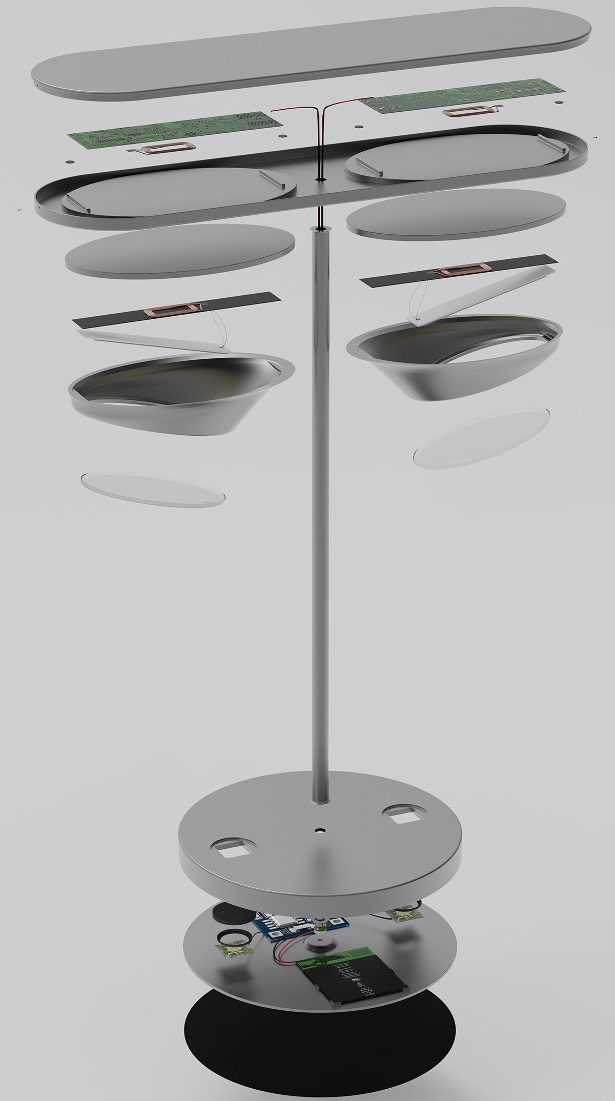 furniture，Desk lamp，wireless，multi-function，