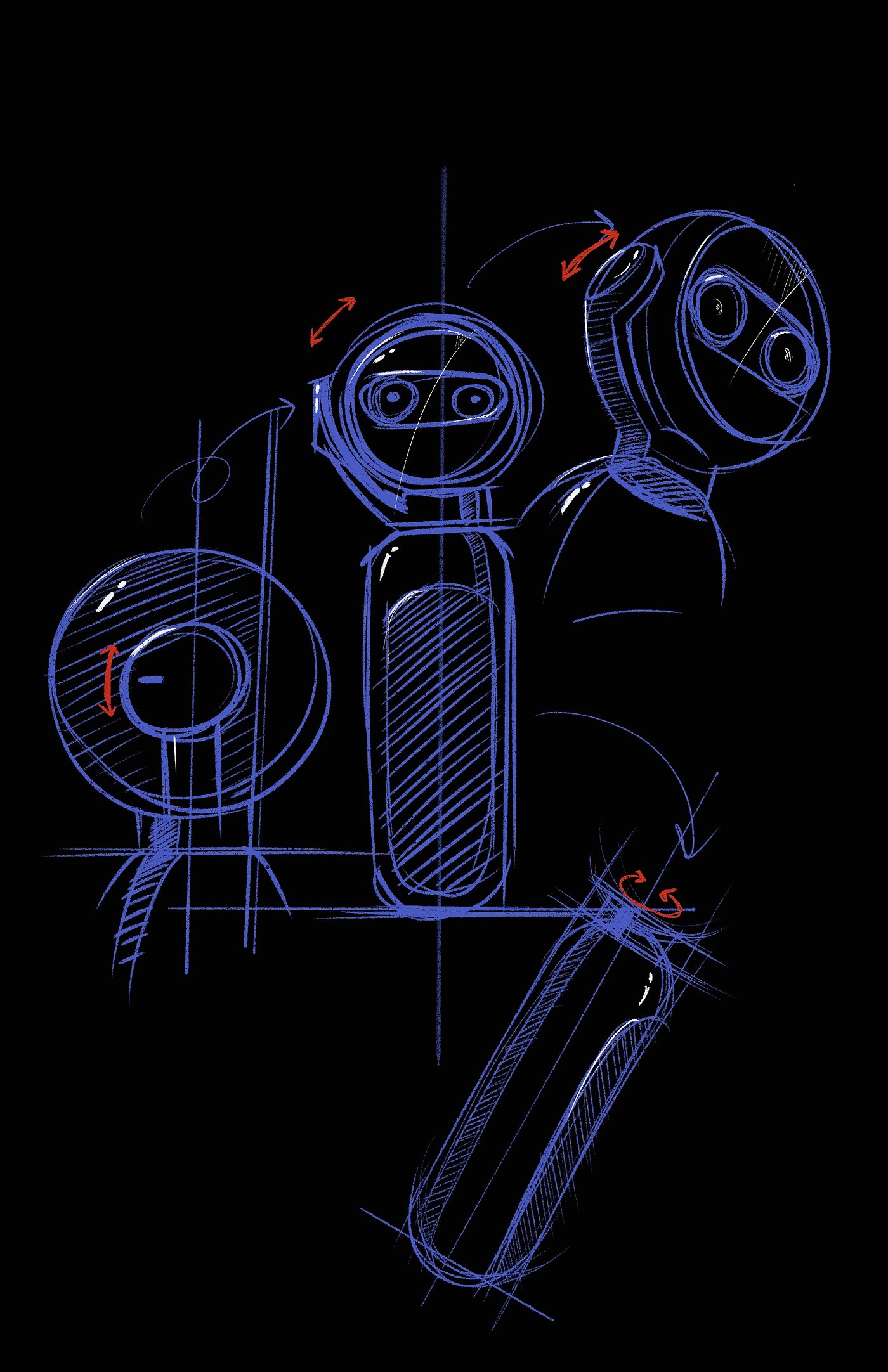 industrial design，product design，camera，Yuntai，Handheld PTZ，