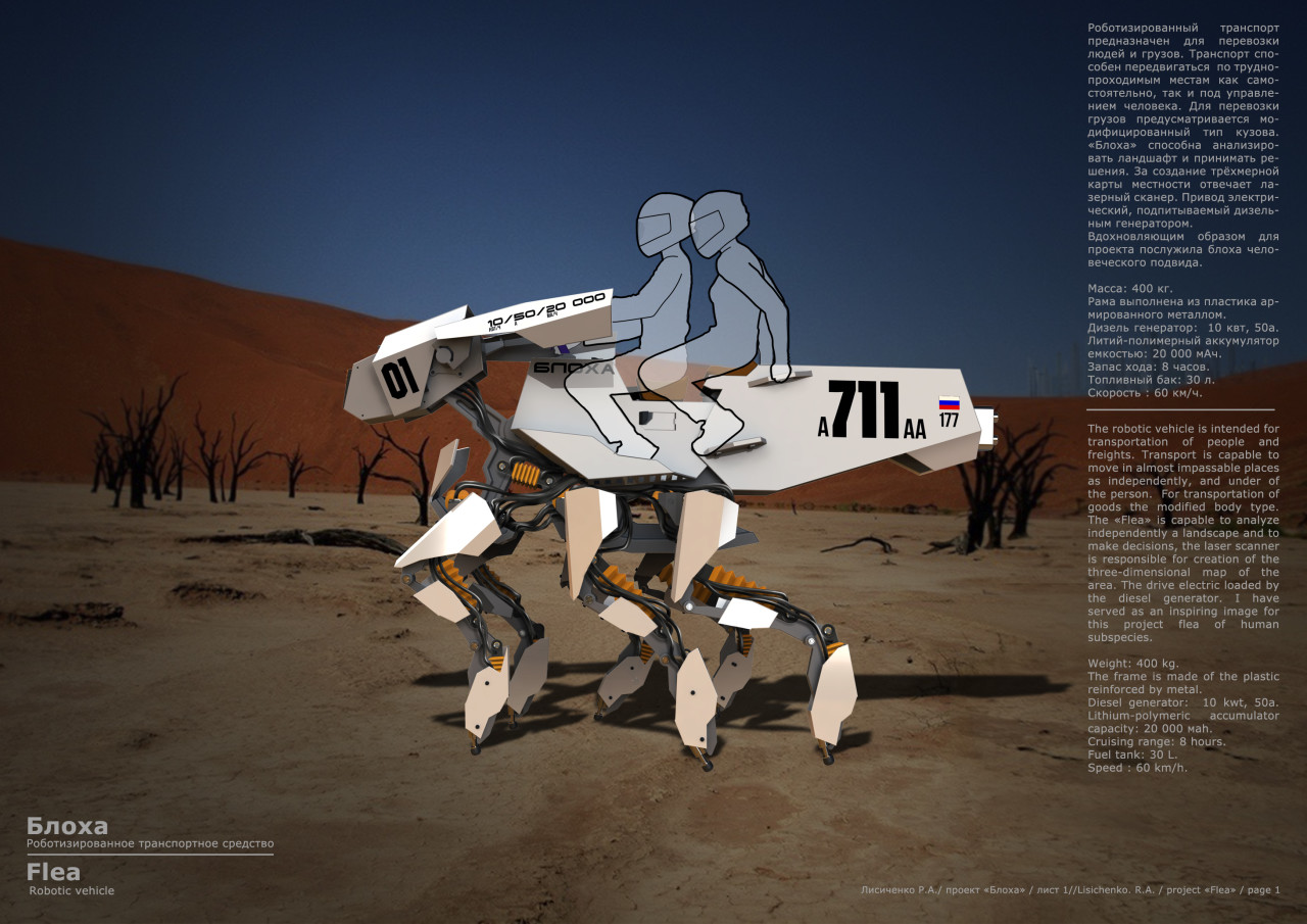 Input，robot，vehicle，Roman Lisichenko，