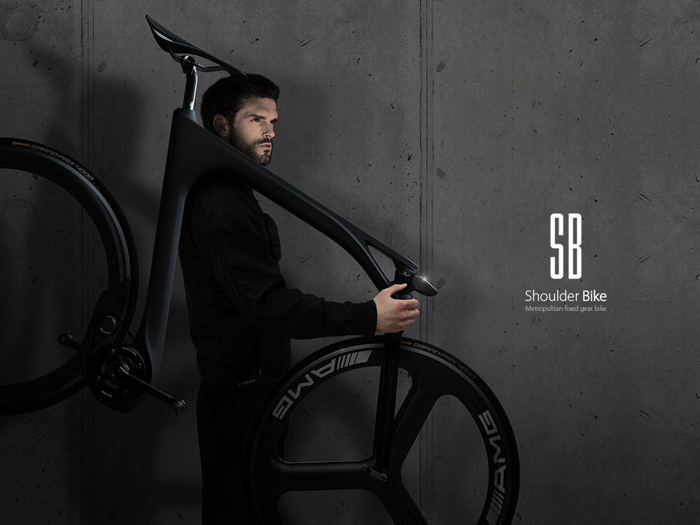 sb，Bicycle，Bicycle on shoulder，motion，vehicle，