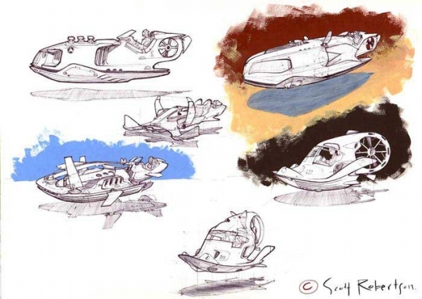 Future vehicles，conceptual design，Hand drawn，
