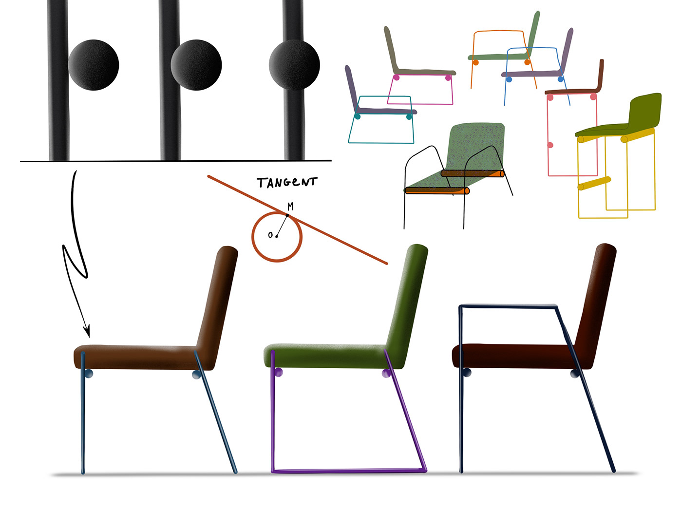 industrial design，furniture，chair，OM，