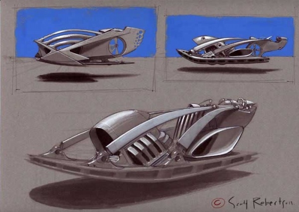 Future vehicles，conceptual design，Hand drawn，